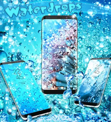 Water drops live wallpaper android App screenshot 1