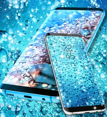 Water drops live wallpaper android App screenshot 3