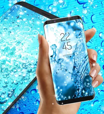 Water drops live wallpaper android App screenshot 4