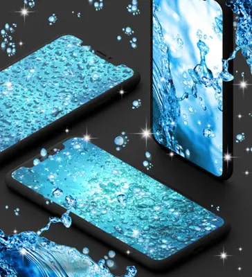 Water drops live wallpaper android App screenshot 6